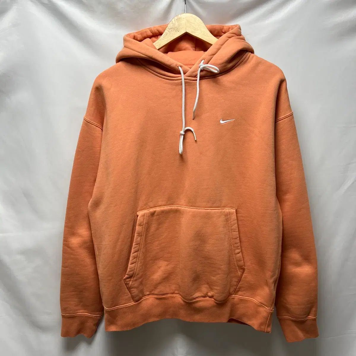 正規品/L NIKE ナイキ NRG ソロ SOLO スウッシュ フリース オレンジ フーディー Tシャツ