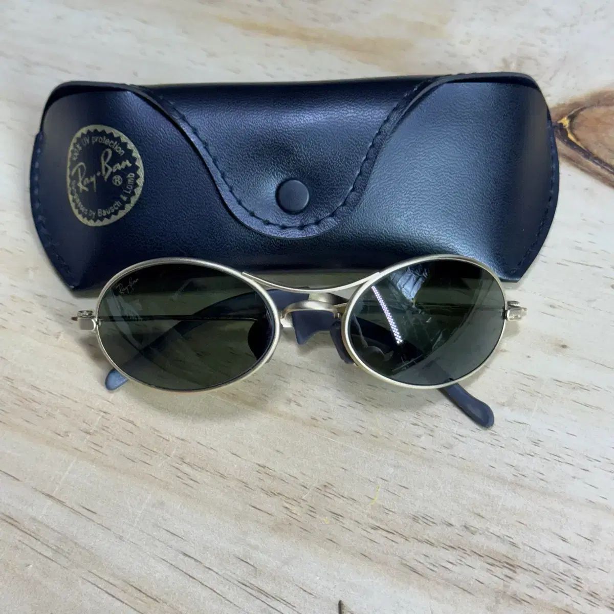 ヴィンテージ B&L レイバン W2177 GOLD エクリプス バイカー サングラス