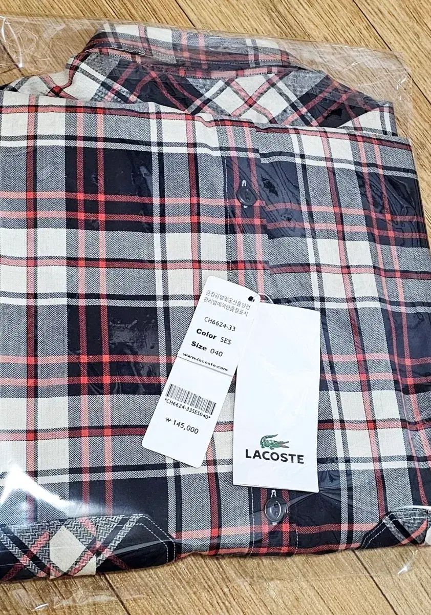 (新品/L)ラコステ メンズ 長袖 コットン ポロシャツ