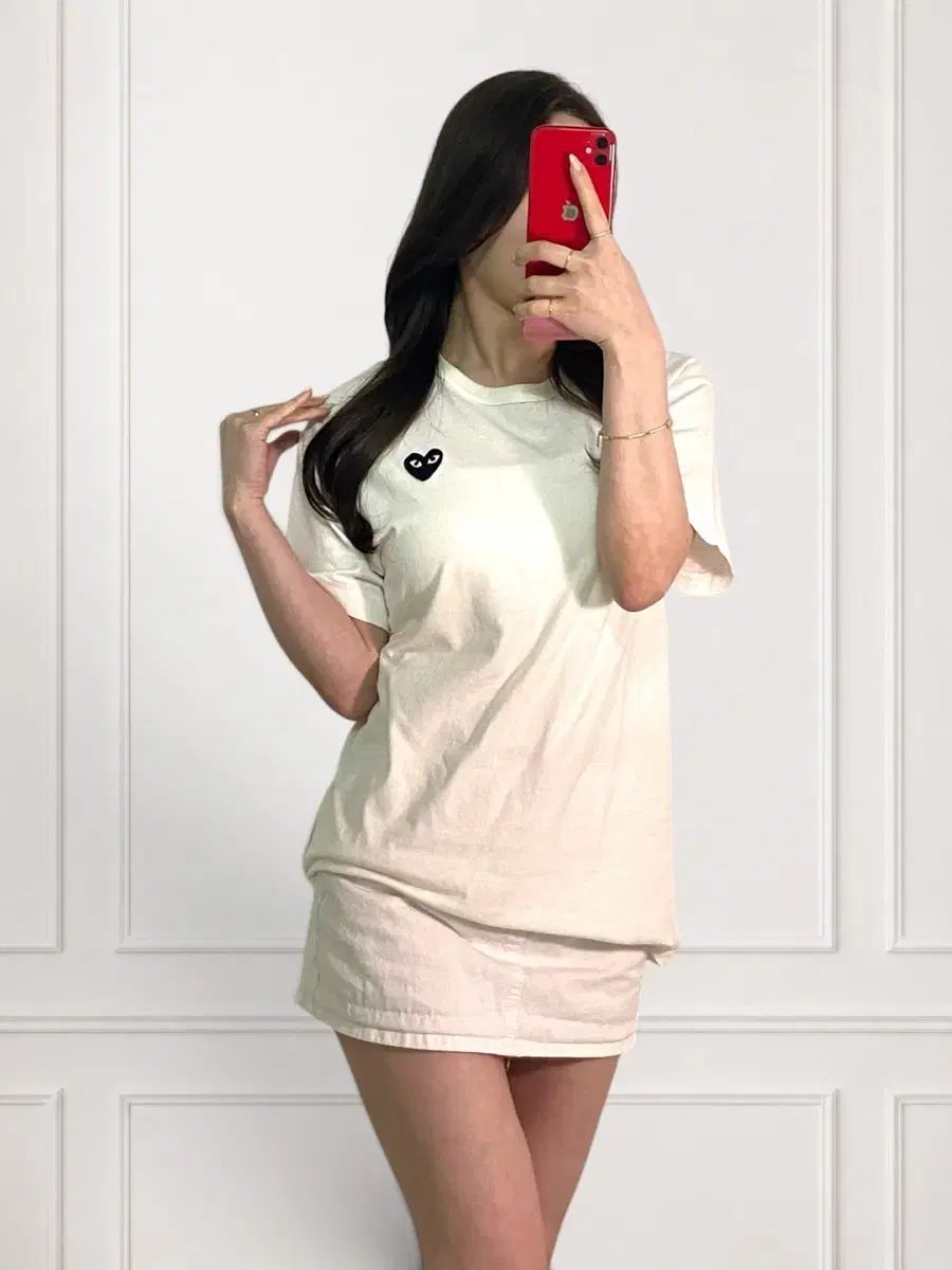 コム・デ・ギャルソン ブラックワッペン ラウンドTシャツ