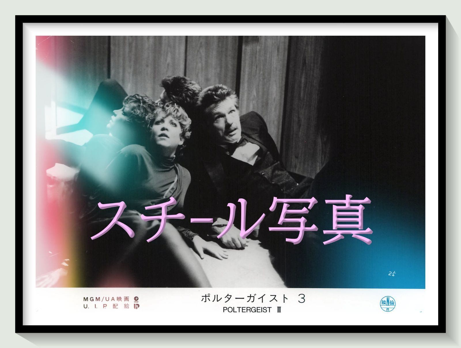 f『ポルターガイスト３』1988年映画劇場宣伝用正規オリジナルスチール写真　fu002727　ゲイリー・シャーマン トム・スケリット ナンシー・アレン ヘザー・オルーク ゼルダ・ルビンスタイン ララ・フリン・ボイル