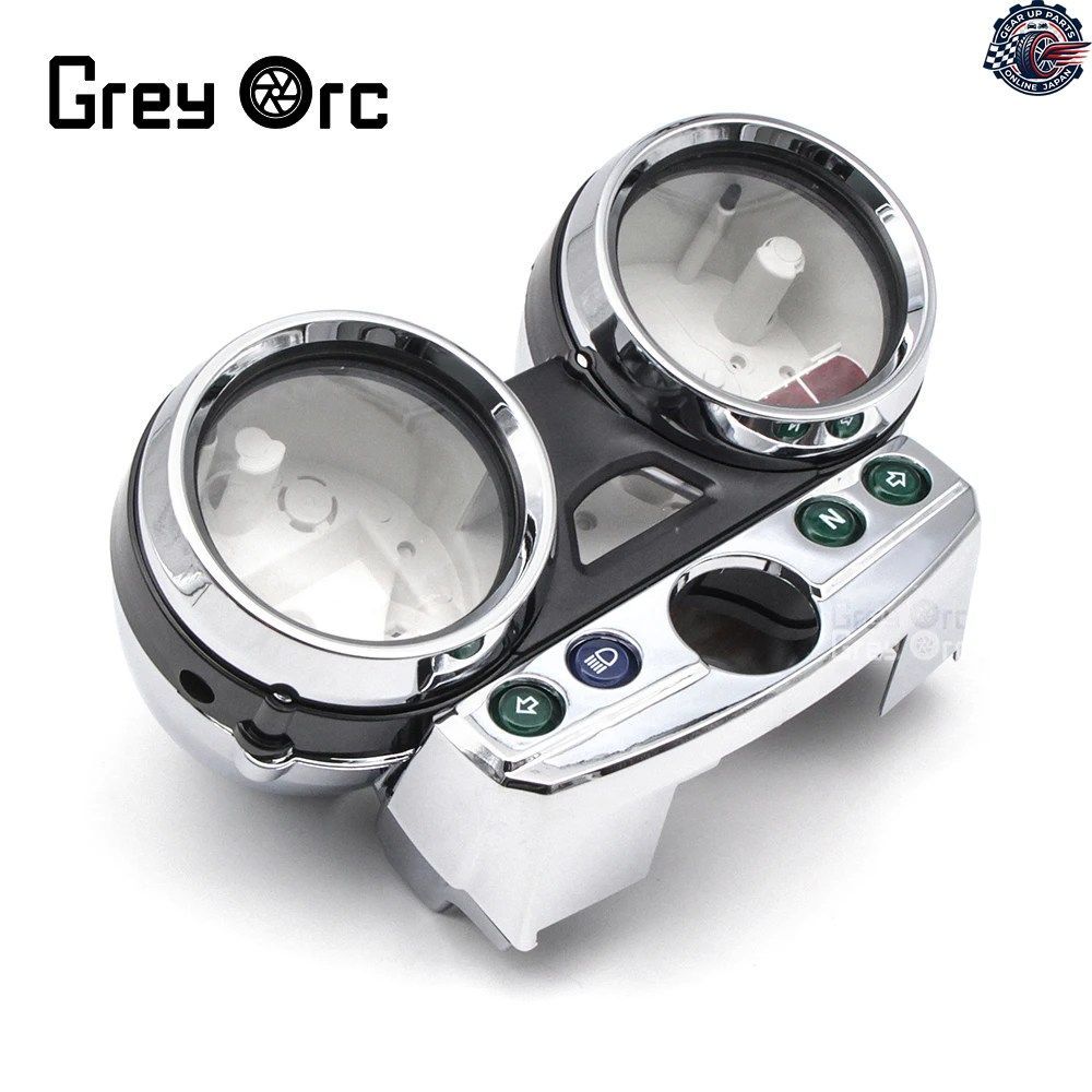 オートバイ計器パネルアセンブリシェルスピードメーターカバー カワサキ ZRX400 1995-1997 1996