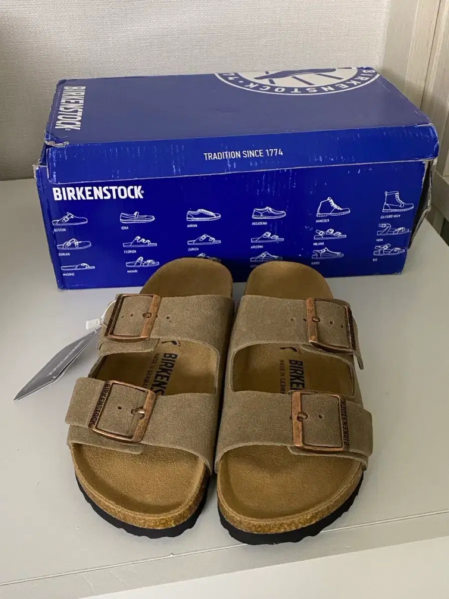 BIRKENSTOCK Arizona Taupe Sandals