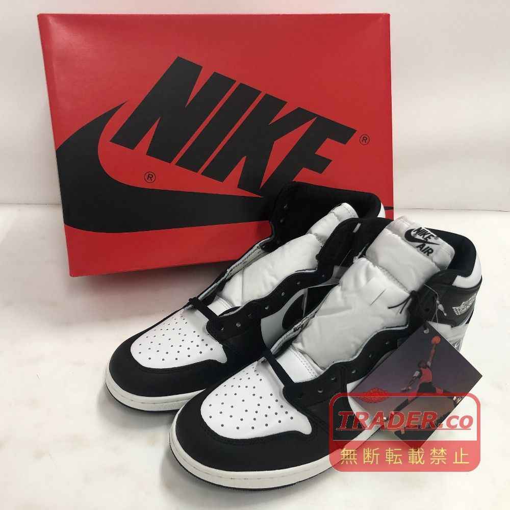 02w24764 ナイキ NIKE AIR JORDAN 1 HIGH 85 ホワイト 29.0cm 中国製 メンズ 箱・タグ・替え紐あり スニーカー BQ4422-001 【中古品】