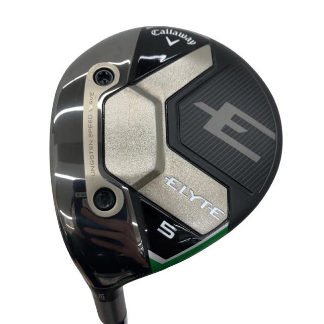 【中古】 キャロウェイ ELYTE 5W レフティ フェアウェイウッド FW VENTUS GREEN 50 for CW(ELYTE FW) (フレックスS) メンズ 男性用 左利き レフティ 左用 Bランク ゴルフクラブ