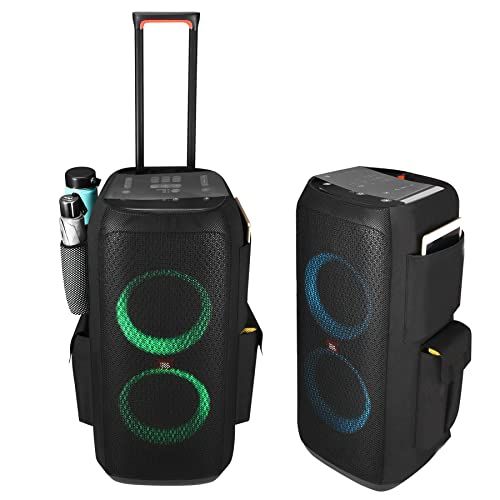 防塵カバー PartyBox Stage 310 Bluetoothスピーカー 用ケース カバー PartyBox Stage 310保護ケース マイク収納可能 アクセサリー類や小物を収納可能 傷防止 汚れ防止 (For PartyBox Stage 310t