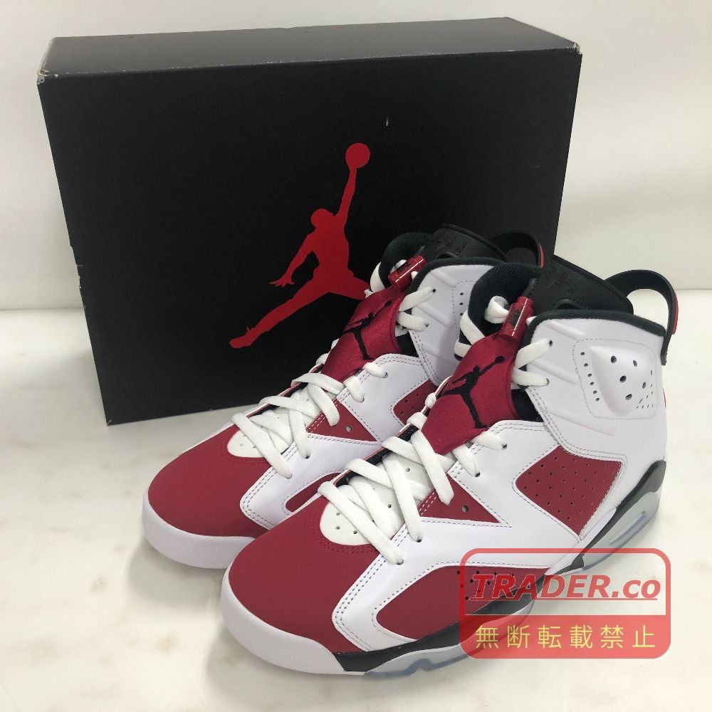 02w24765 ナイキ NIKE AIR JORDAN 6 RETRO ホワイト 29.0cm 中国製 メンズ 箱あり スニーカー CT8529-106 【中古品】