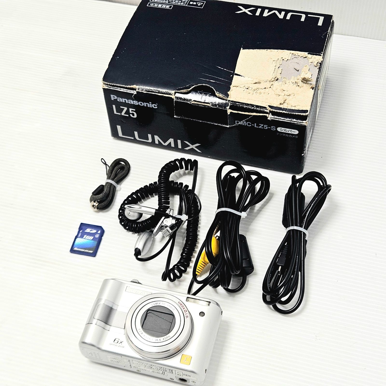 Panasonic 単 動作品 オールドコンデジ CCD DMC-LZ5 LUMIX 正常動作品】Panasonic 単３電池仕様 DMC-LZ5 デジタルカメラ