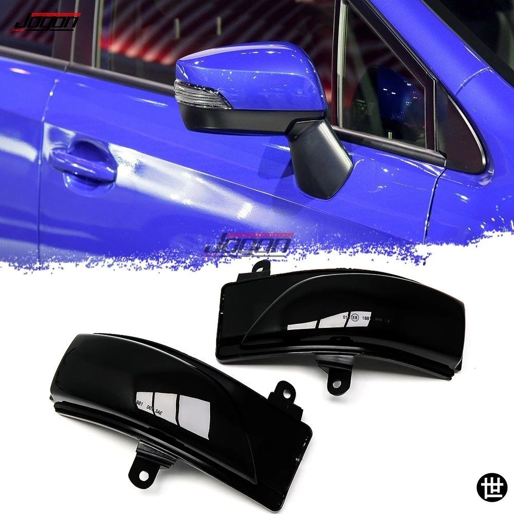 スバル アウトバック WRX VA STI クロストレック XV インプレッサ レガシィ GJ 用ミラーリフレクターライト バックミラーシーケンシャルウ