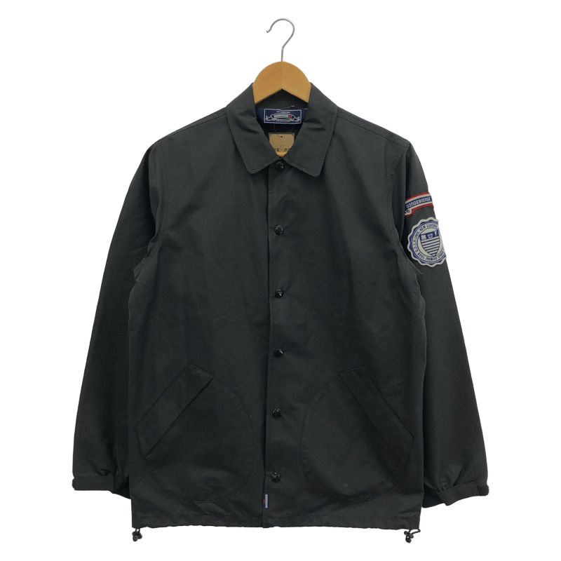【中古】GOOD ENOUGH コーティングコーチジャケット サイズM GIV-141002 ブラック グッドイナフ[19]