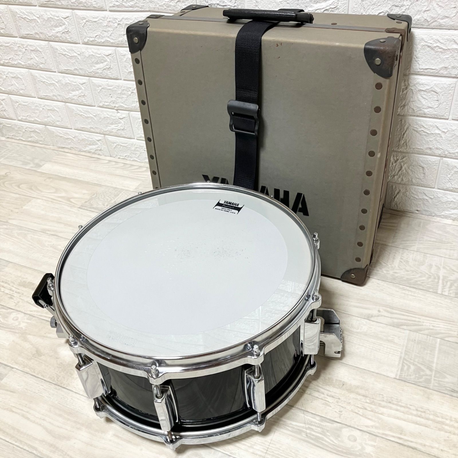 美品！ 希少　レア　YAMAHA SD016 スネアドラム YD9000 バーチ 14×6.5 純正ハードケース付 ヤマハ 日本製 ヴィンテージ