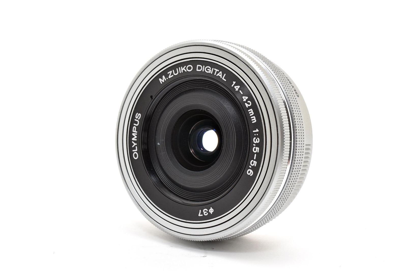 【返品保証】訳あり｜OLYMPUS オリンパス M.ZUIKO DIGITAL ED 14-42mm F3.5-5.6 EZ シルバー #C260510-06 6,384円