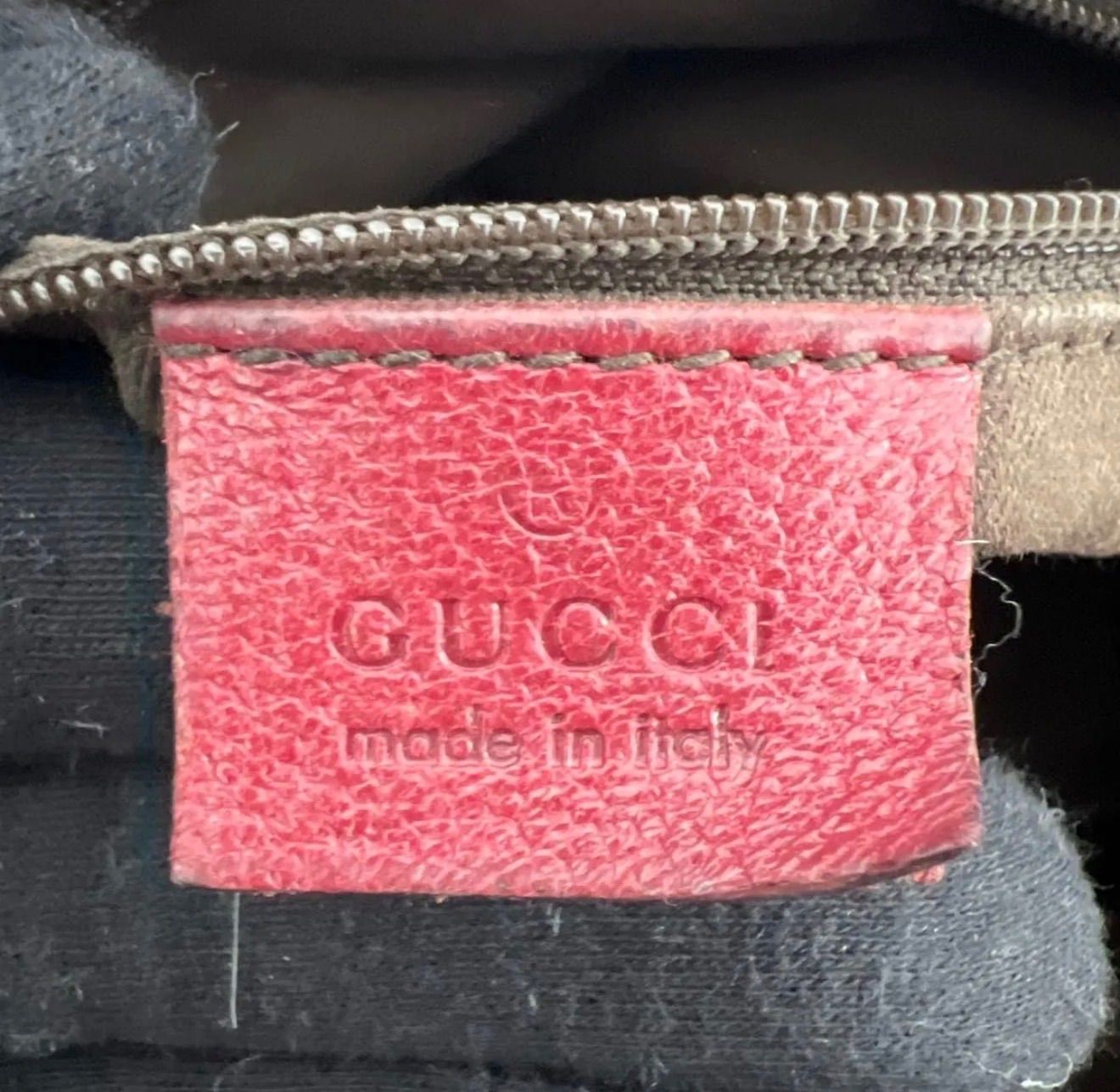 GUCCI グッチ GGキャンバス トートバッグ ベージュ ボルドー GG柄 