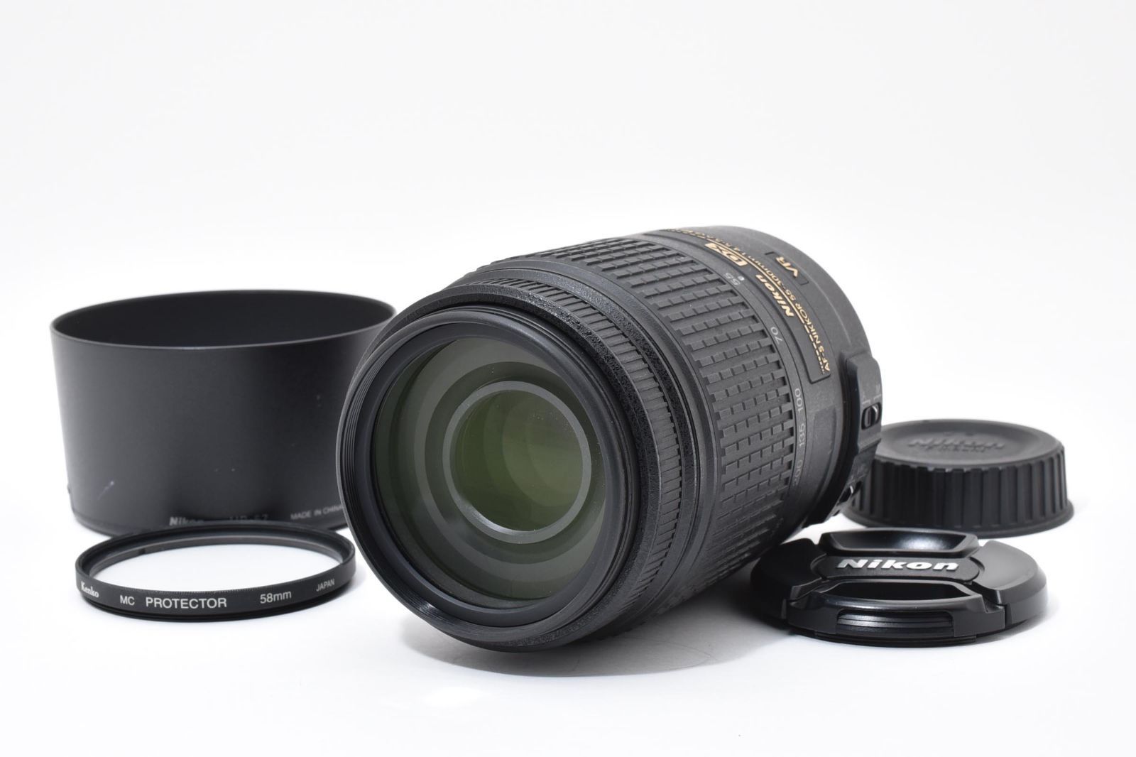 【返品保証】訳あり｜ニコン NIKON AF-S DX NIKKOR 55-300mm F4.5-5.6 G ED VR #C260515-17