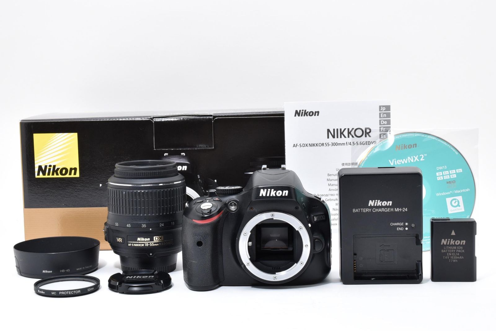 返品保証】並品｜Nikon D5100 AF-S DX NIKKOR 18-55mm F3.5-5.6 G VR