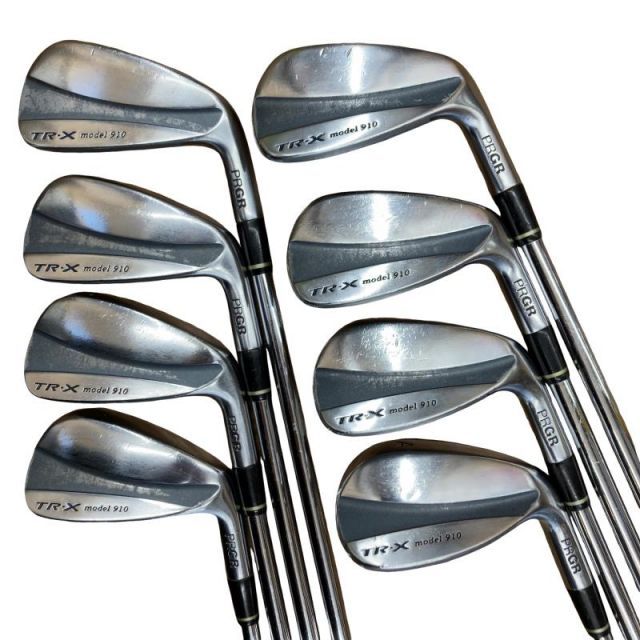 【中古】 プロギア TR-X model 910 10S アイアンセット IR Spec Steel (フレックスS) メンズ 男性用 右利き 右用 Dランク ゴルフクラブ