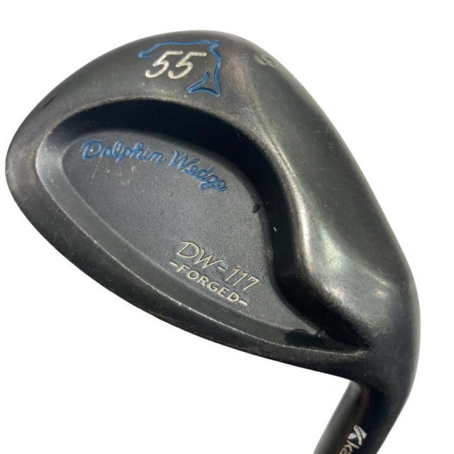 【中古】 キャスコ Dolphin wedge DW-117 FORGED 55° ウェッジ WG KBS TOUR 90 (フレックスS) メンズ 男性用 右利き 右用 Dランク ゴルフクラブ