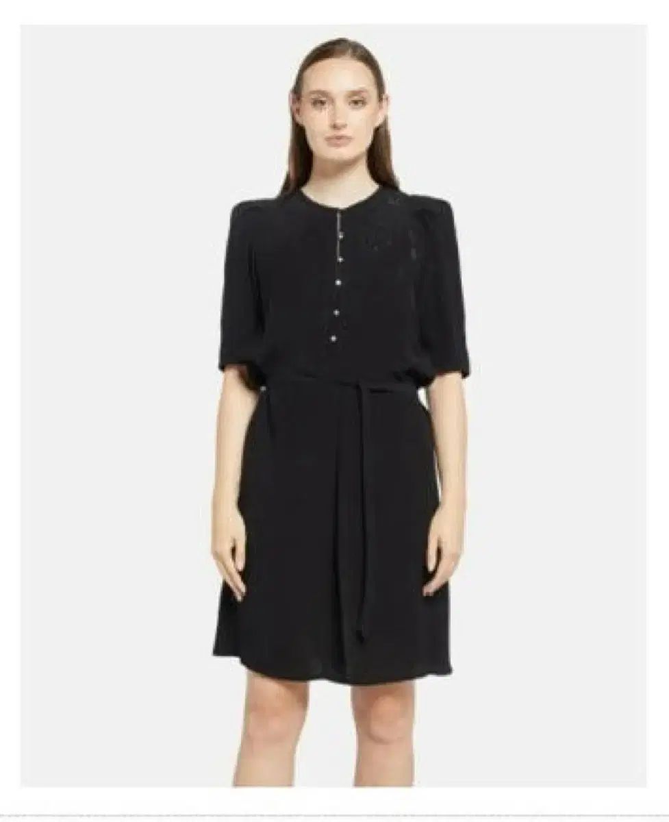 ZADIG&VOLTAIRE ザディグ・エ・ヴォルテール 半袖 ONE PIECE Rodji Strass Dress