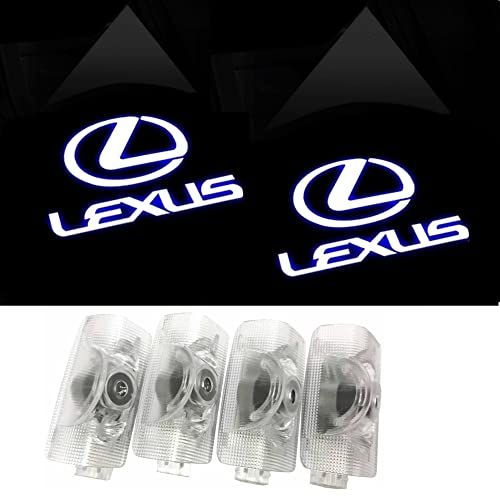 4個セット HD カーテシライト ドアウェルカムライト カーテシランプ レーザーロゴライト LEDロゴ投影 適応 レクサス LS ES IS LX RX GX 車用カーテシ 角度調整機能付き (01-4個セット) 国内発送 5,310円