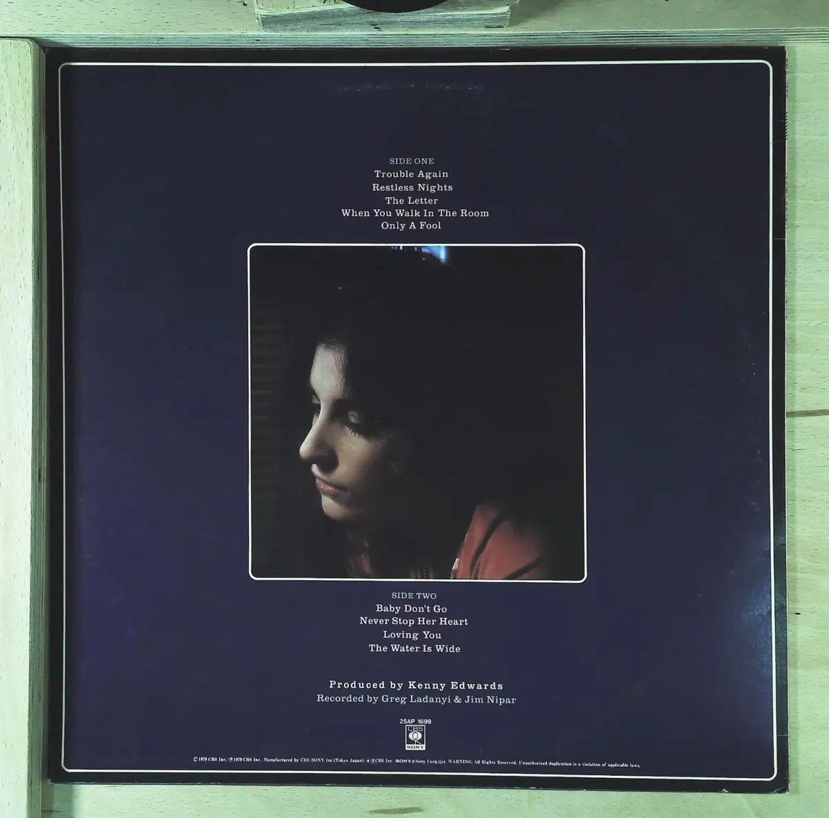 Karla Bonoff Restless Nights 日本 1979 年 LP - メルカリ