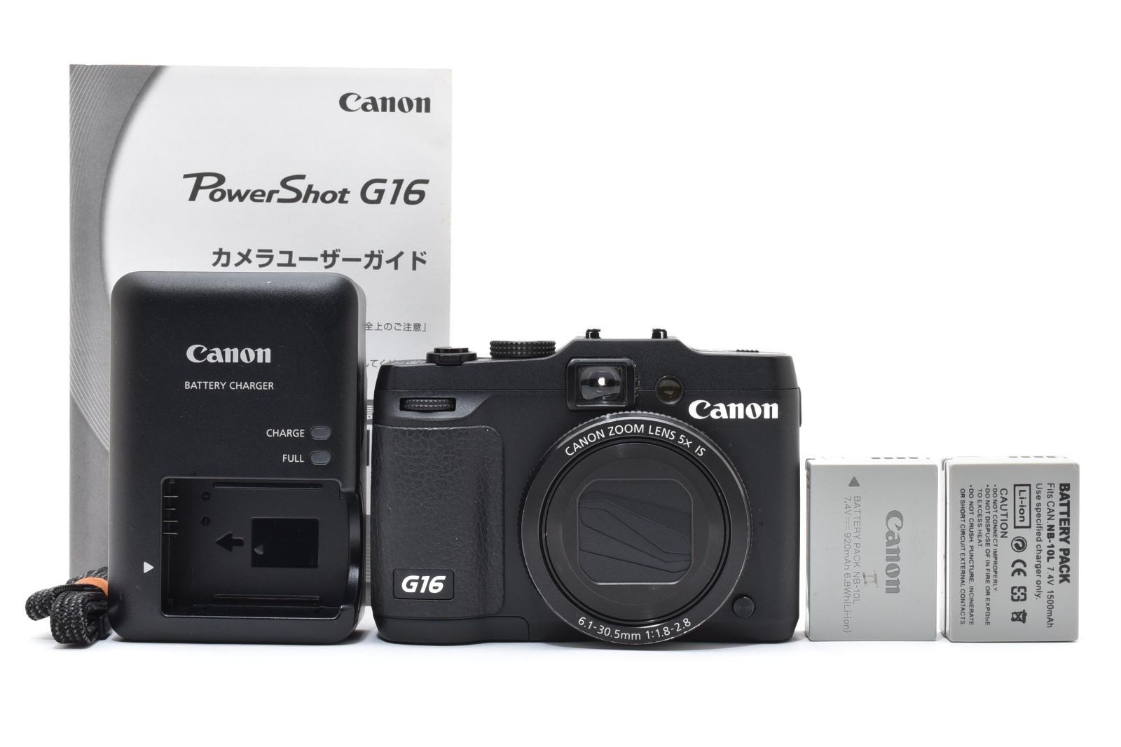 美品・完動品】Canon PowerShot G16 高級コンデジ 明るいF1.8レンズ