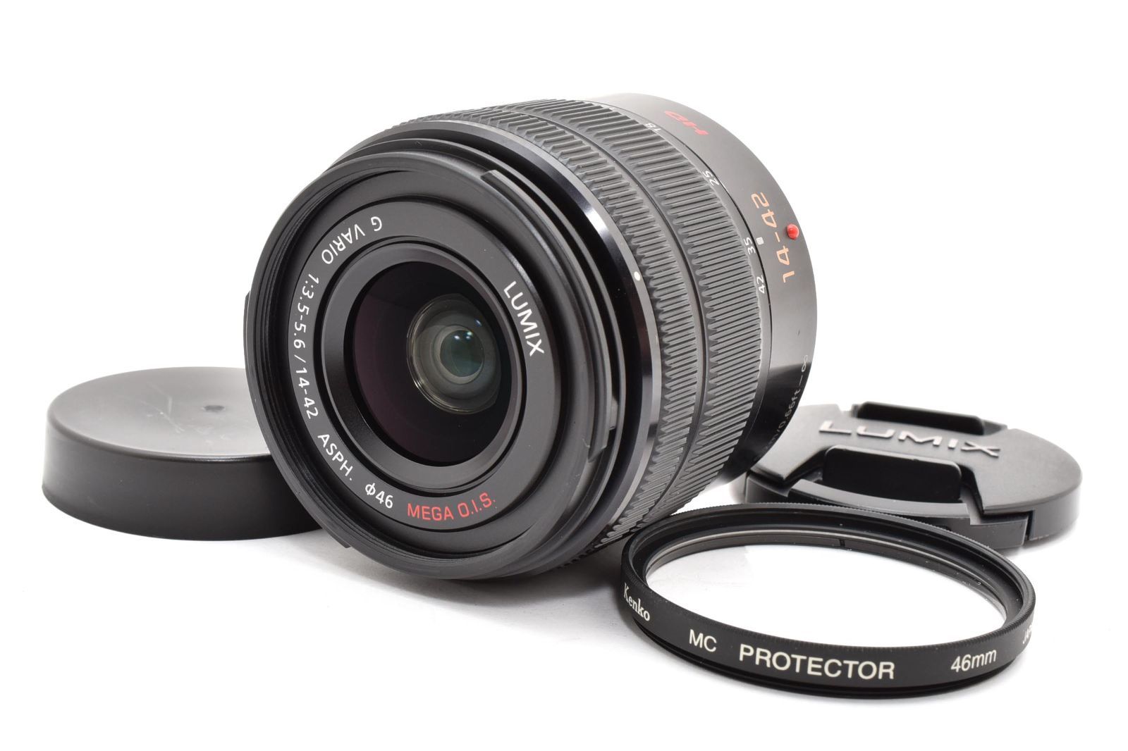 ★美品★ Panasonic LUMIX G X VARIO 14-42mm F3.5-5.6 MEGA O.I.S #K364-3