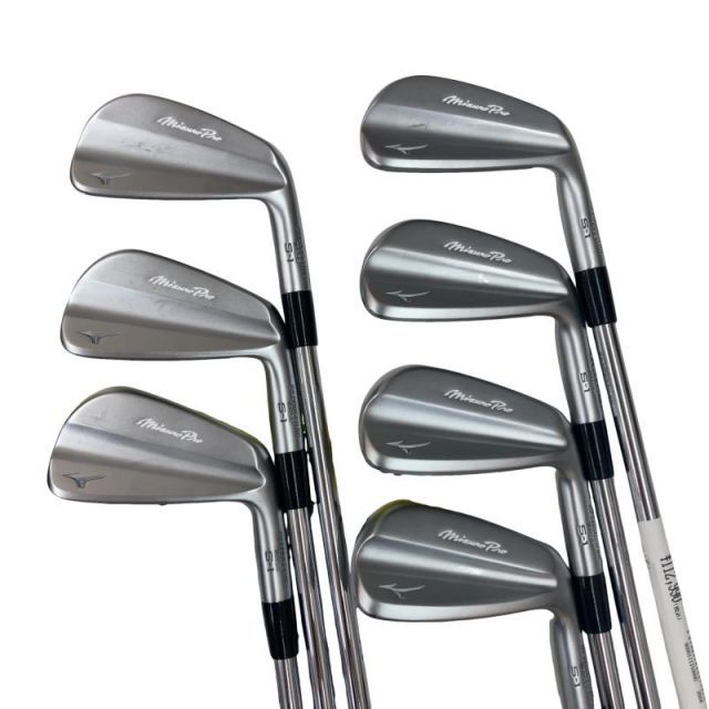 【中古】 ミズノ Mizuno Pro S-1 7S アイアンセット IR 純正特注シャフト (フレックスX) メンズ 男性用 右利き 右用 Cランク ゴルフクラブ