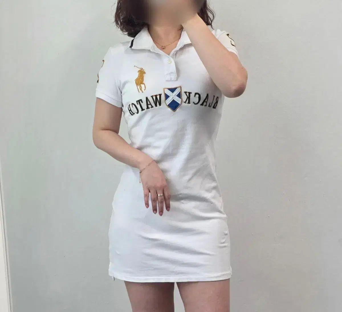 フリップ ポロ 白 pk ONE PIECE