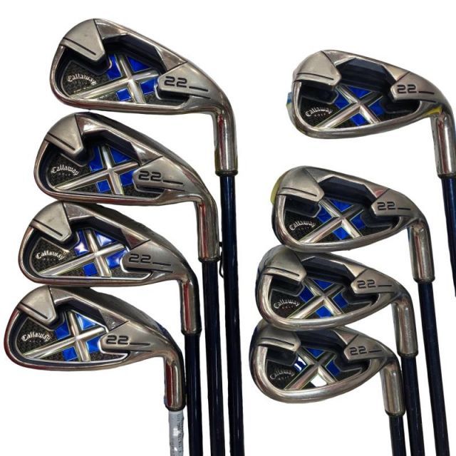 【中古】 キャロウェイ X・22 8S アイアンセット IR X SERIES 65i(2008) (フレックスSR) メンズ 男性用 右利き 右用 Dランク ゴルフクラブ