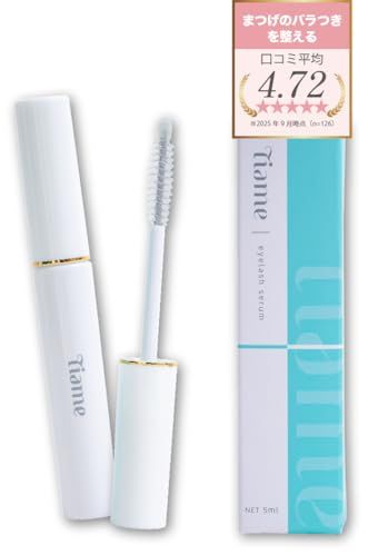 ☆新品☆【まつ毛パーマ専用】ティアミー アイラッシュセラム 5mL 1本2役 根元＆まつ毛ケア まつげパーマ専用 まつ毛美容液 コーティング クリア・透明マスカラ マスカラ下地 カールキープ キャピキシル ブラシ チップ 敏感肌 束感 日本製 68b2c623