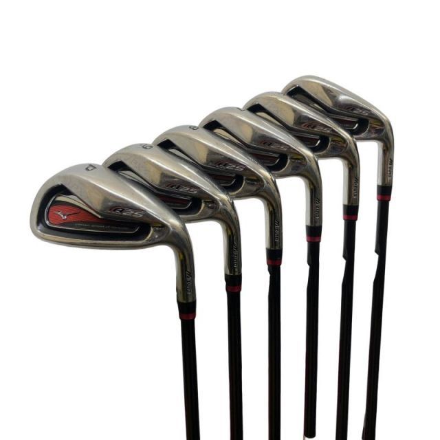 【中古】 ミズノ JPX A25 6S アイアンセット IR QUAD JPX A25(アイアン) (フレックスSR) メンズ 男性用 右利き 右用 Cランク ゴルフクラブ