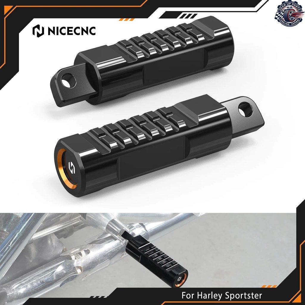 パッセンジャーフットレスト/フットペグ ハーレー スポーツスター 883 XL883L 2007-2020 スポーツスター 1200 2014-2020 アイアン 883 1200