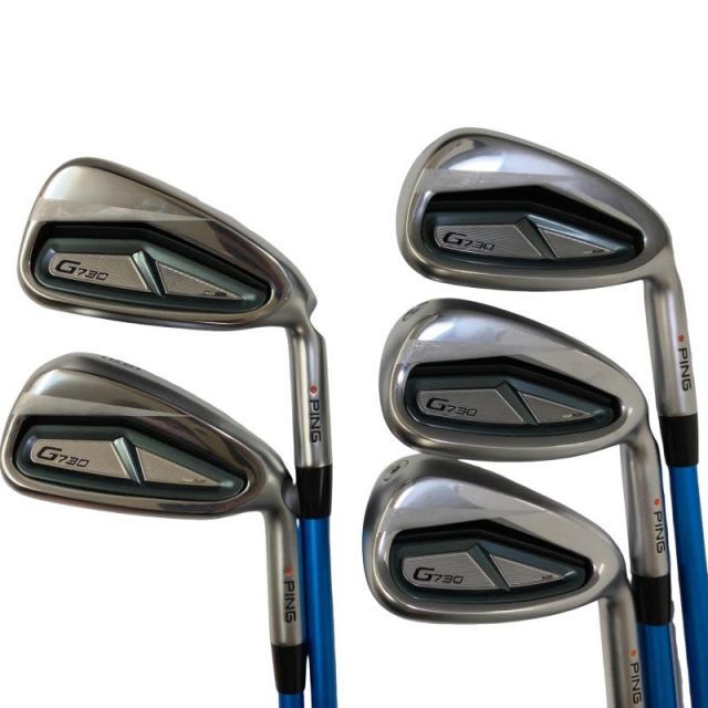 【中古】 ピン G730 5S アイアンセット IR ALTA J CB BLUE(IR) (フレックスS) メンズ 男性用 右利き 右用 Cランク ゴルフクラブ