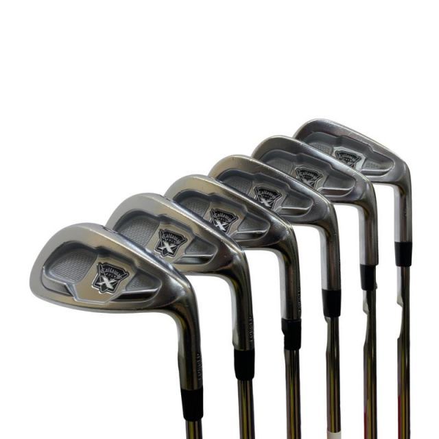 【中古】 キャロウェイ X FORGED(2009) 6S アイアンセット IR Dynamic Gold (フレックスS) メンズ 男性用 右利き 右用 Cランク ゴルフクラブ