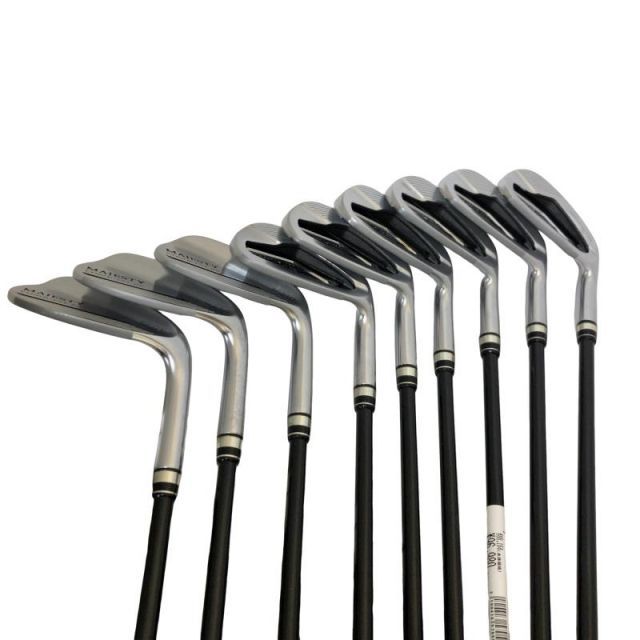 【中古】 マジェスティゴルフ(旧マルマン) MAJESTY CONQUEST BK MARAGING 9S アイアンセット IR Speeder EVOLUTION HV330(IR) (フレックスS) メンズ 男性用 右利き 右用 Cランク ゴルフクラブ