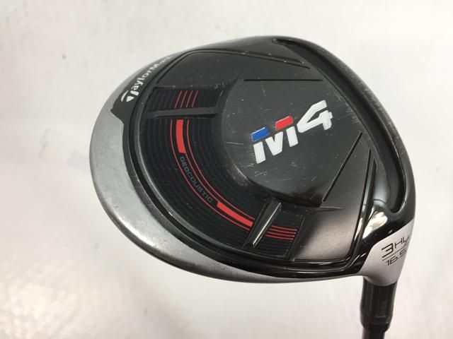 返品OK 【中古ゴルフクラブ】テーラーメイド M4 フェアウェイ 2018 (USA仕様) ATMOS RED 6 3HL