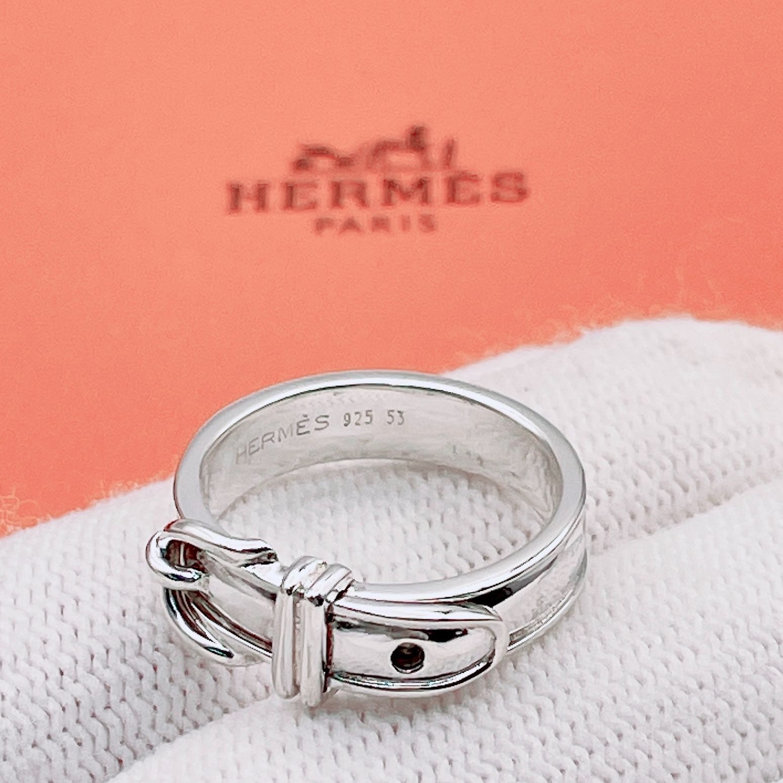 ◇エルメス◇新品仕上済 HERMES サンチュール リング ベルトモチーフ ◇エルメス◇新品仕上済 HERMES サンチュール リング ベルトモチーフ
