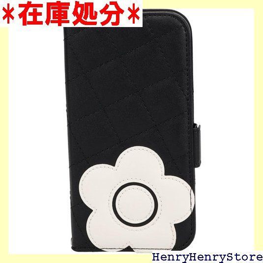 マリークワント スマホケース iPhone16e ケース DAISY PATCH QUILT SHELL CASE デイジー パッチキルト シェル アイフォン レディース ブラック 2891