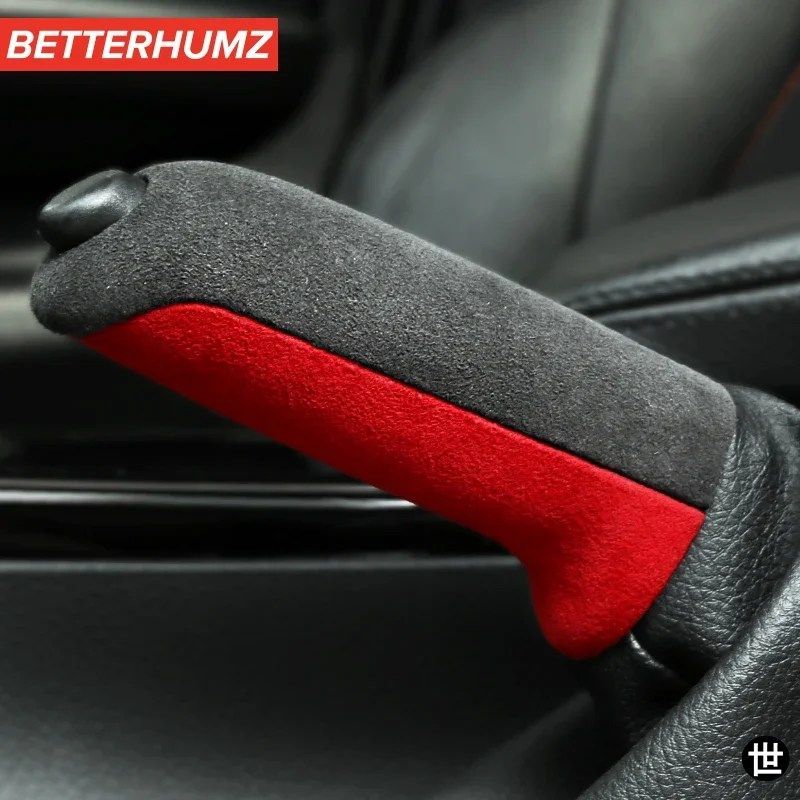 BMW E90 E46 E60 F30 F20 車用ハンドブレーキトリムカバー X1 F32 F36 F34 F22 M3 M5 車内アクセサリー用アルカンターララップ製