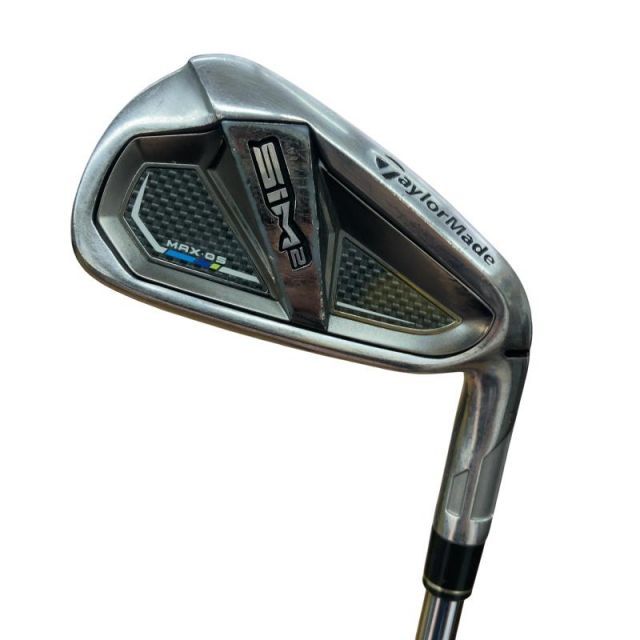 中古】 テーラーメイド SIM2 MAX・OS 5S アイアンセット IR KBS MAX