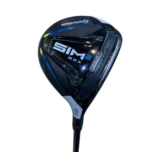 【中古】 テーラーメイド SIM2 MAX 5W フェアウェイウッド FW TENSEI BLUE TM50(SIM2 FW) (フレックスR) メンズ 男性用 右利き 右用 Cランク ゴルフクラブ