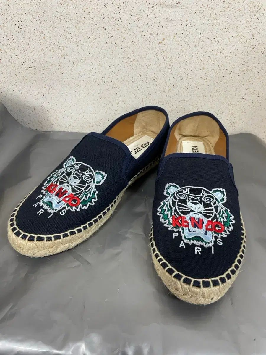 (37) KENZO ケンゾー スリッポン エスパドリーユ ローファー 靴
