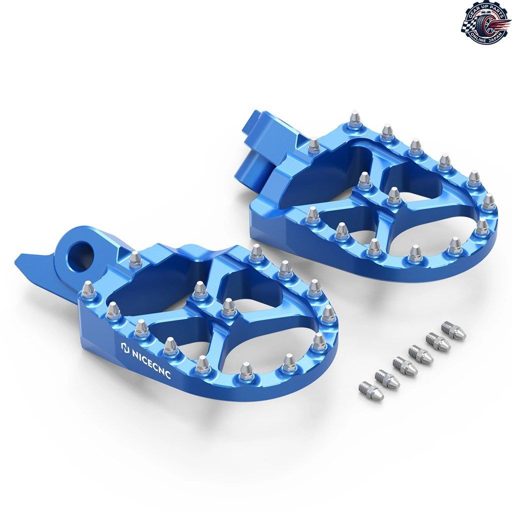 ヤマハ YZ250F WR450F YZ450FX 2024 YZ450F 2023-2024 YZF 250 450 WRF 450 モーターサイクル用鍛造フットペグ フットレスト ペダル