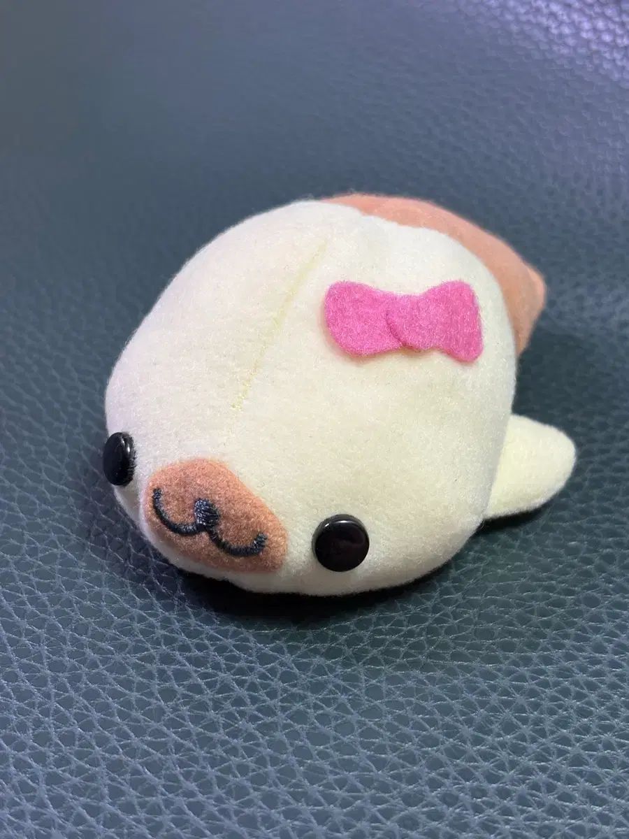 レア リー リボン チョコ 麻 マメゴマ 小型 ぬいぐるみ
