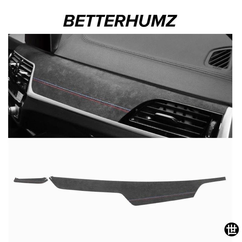 BMW G30 G38シリーズ5用 アルカンターラ製 車内ダッシュボードパネルトリムストリップ パフォーマンスステッカーアクセサリー 6,568円