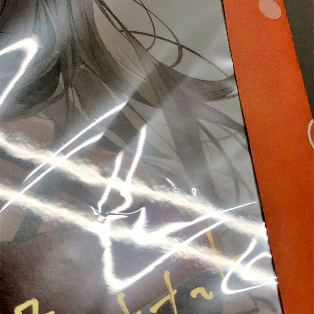 27.【未開封】沙花叉クロヱ 直筆メッセージ＆箔押し複製サイン入り