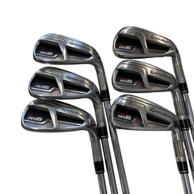 【中古】 テーラーメイド M6 6S アイアンセット IR RE-AX 85 STEEL (フレックスS) メンズ 男性用 右利き 右用 Cランク ゴルフクラブ