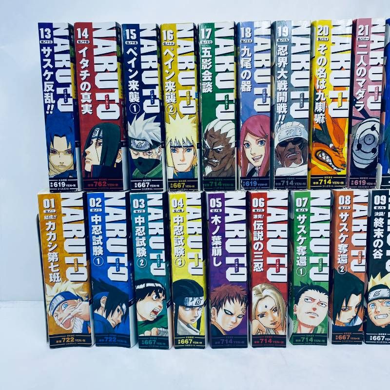 ナルト 全巻セット 全1-24巻 コンビニ版 NARUTO 岸本斉史 - メルカリ