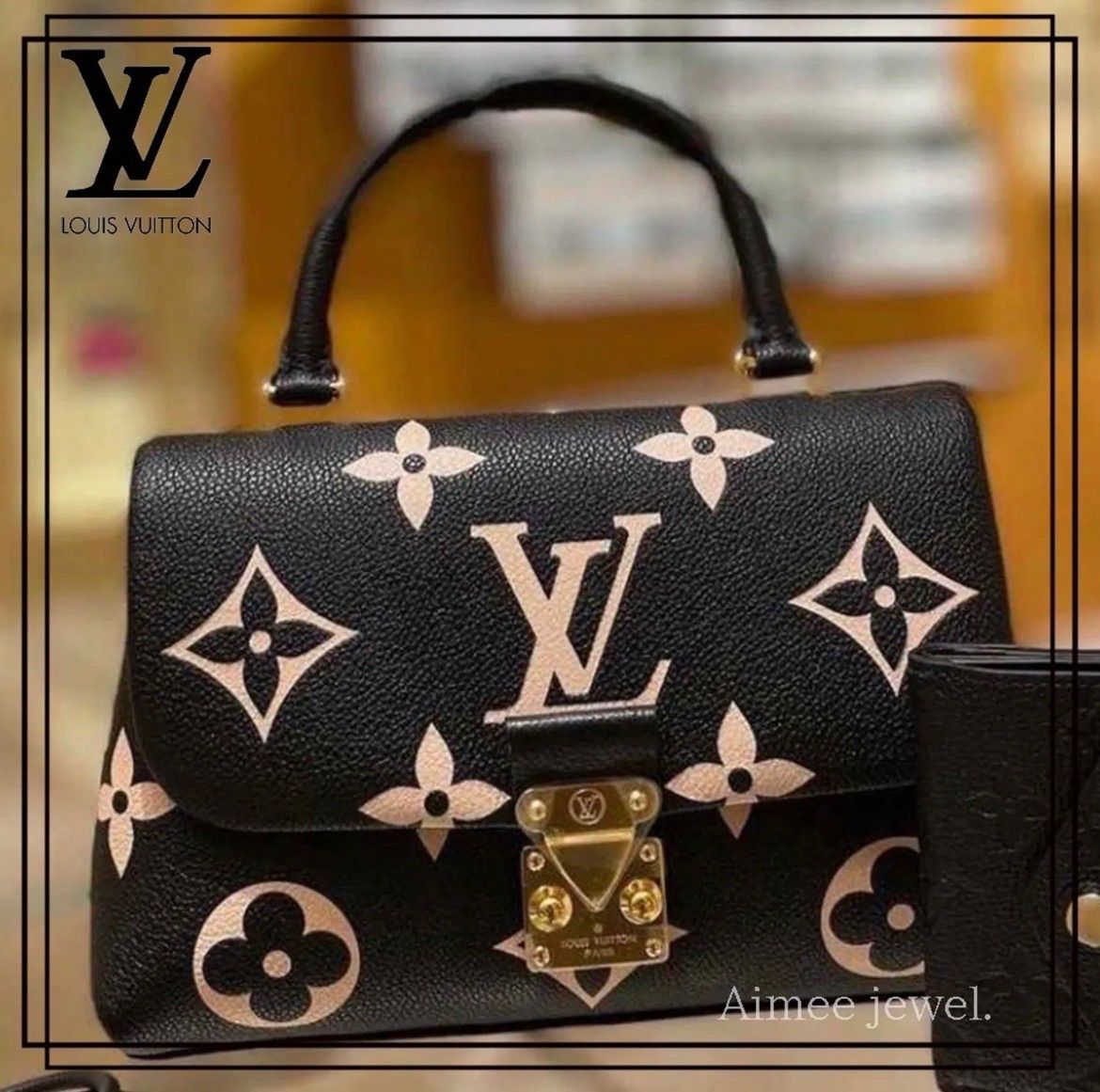 希少【Louis Vuitton】マドレーヌBB バイカラー ショルダー バッグ