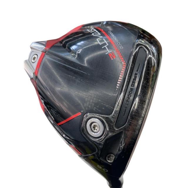 【中古】 テーラーメイド STEALTH2 9° ドライバー DR TENSEI RED TM50(STEALTH DR) (フレックスS) メンズ 男性用 右利き 右用 Dランク ゴルフクラブ